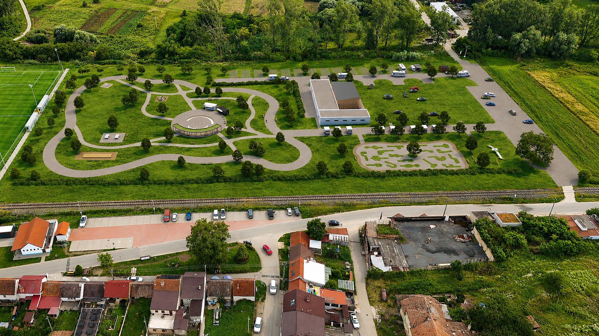 Vizualizace Kačince