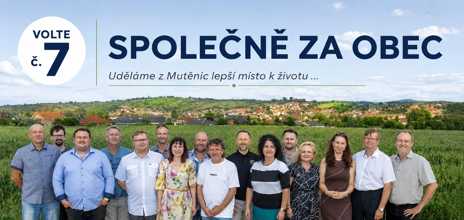 Společně za obec – komunální volby 2026 Mutěnice